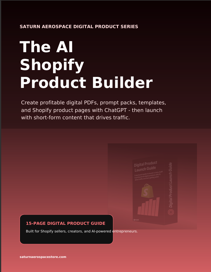AI Shopify Product Builder