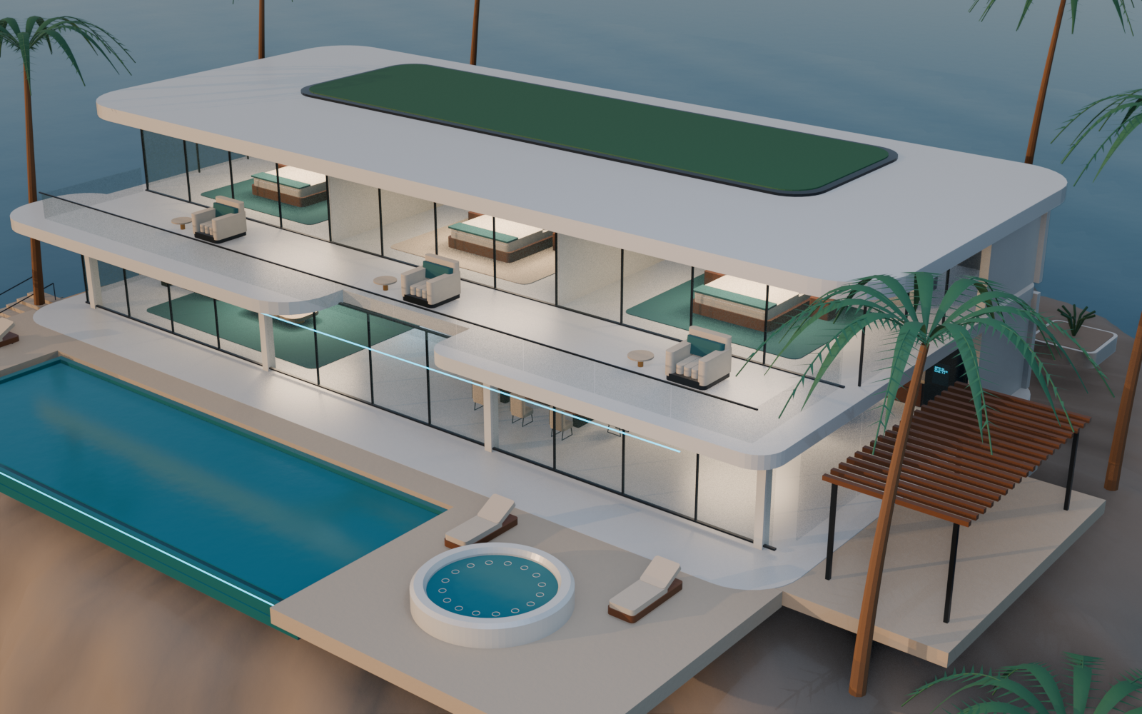 Futuristic Miami Mansion