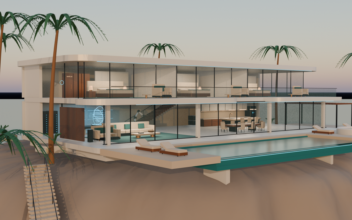 Futuristic Miami Mansion