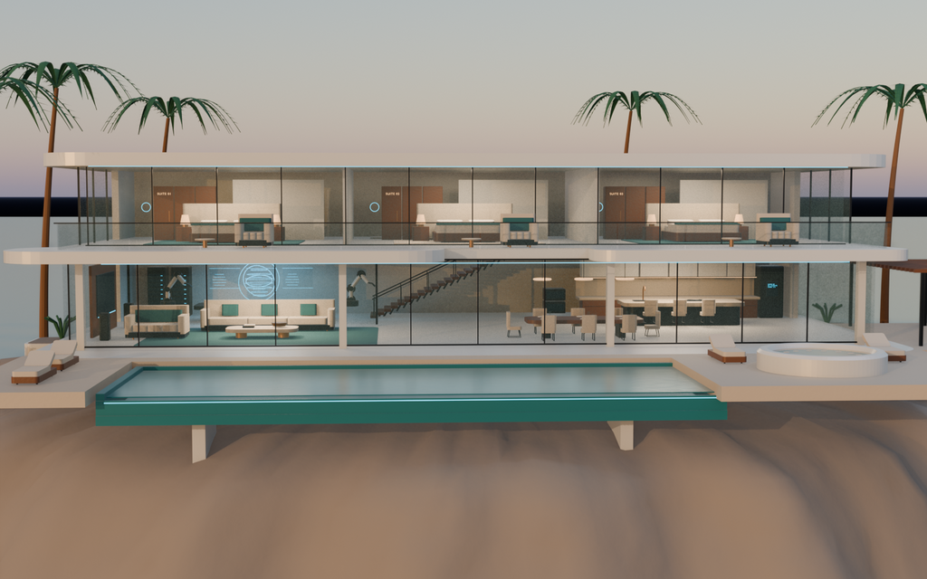 Futuristic Miami Mansion